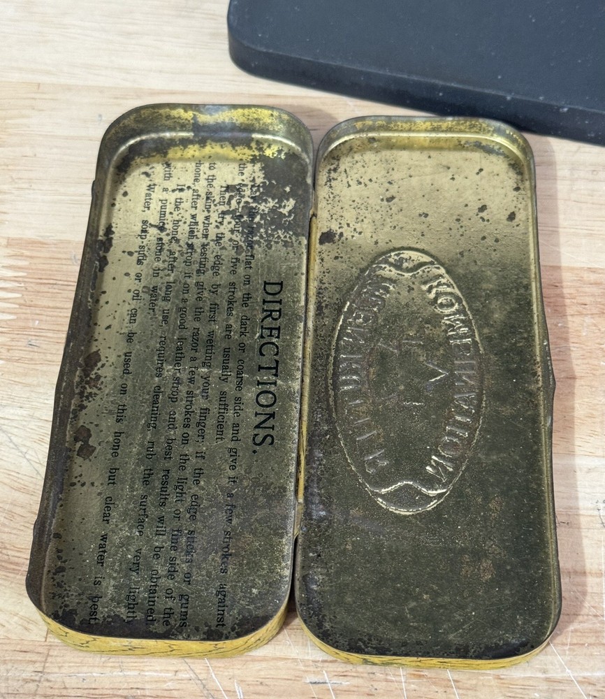 Vintage Keen Kutter Kombination Razor Hone Sharpening Stone