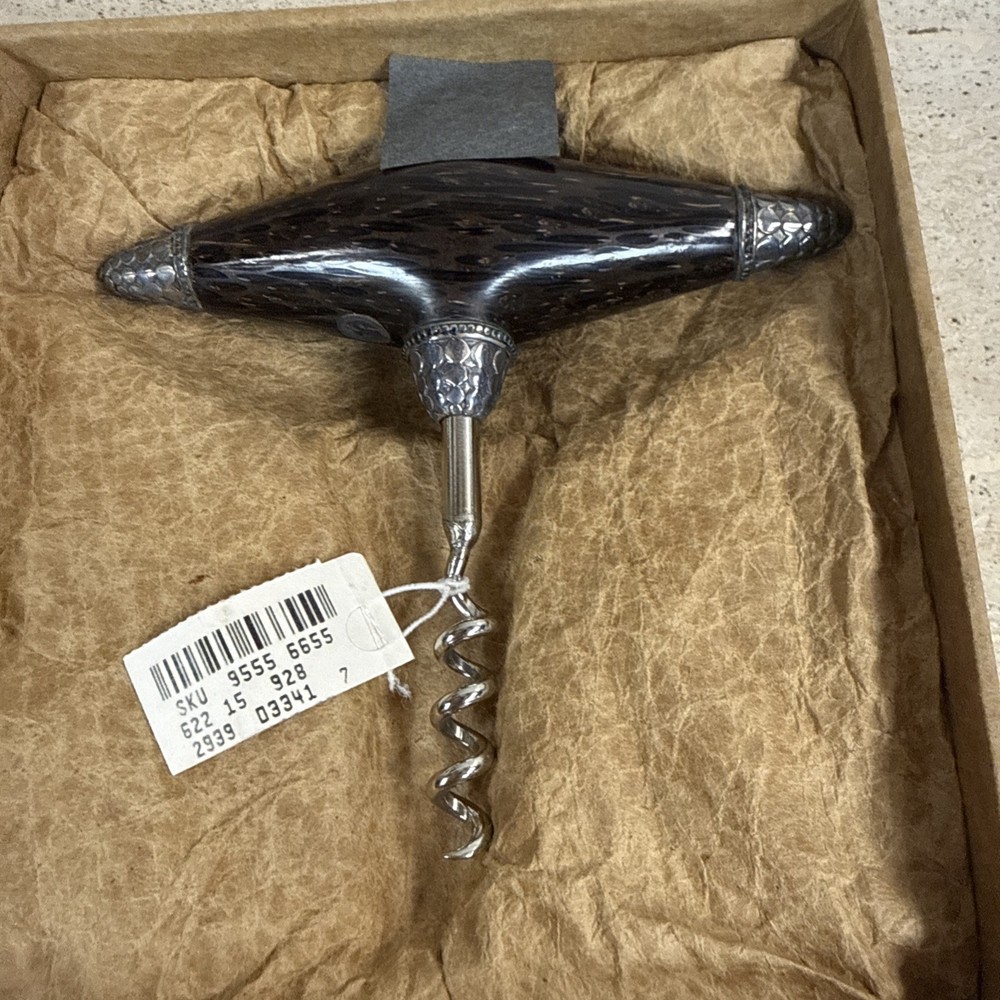 John Hardy Sterling Palmwood corkscrew