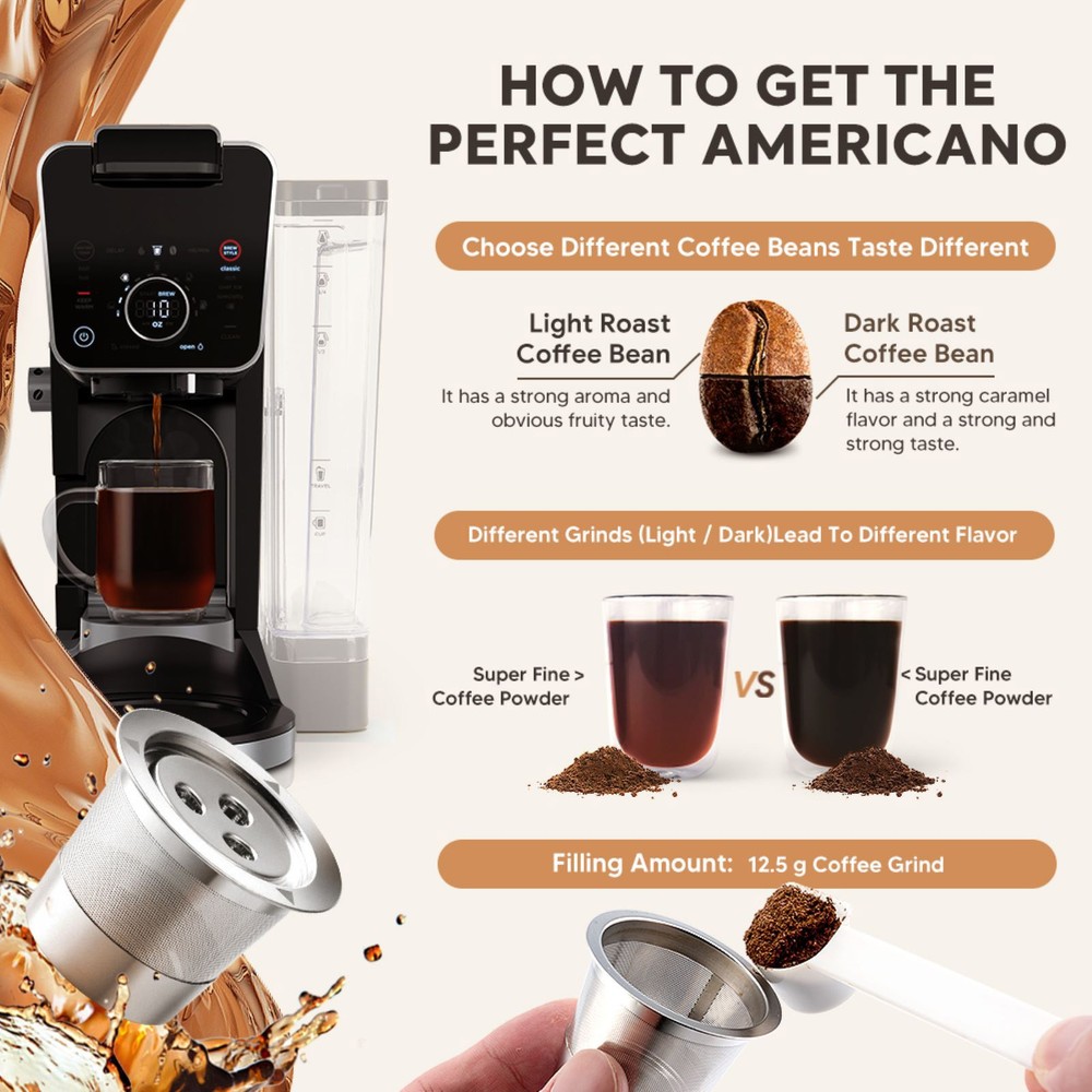 Silver Stainless Steel Capsule Filter Shell Accessory For Ninja Coffee Machine