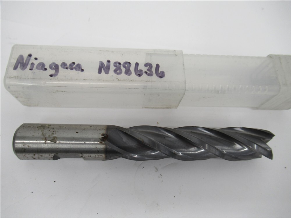 Niagara N88636 , 3/4" Cobalt Square End Mill (A Little Surface Rust)