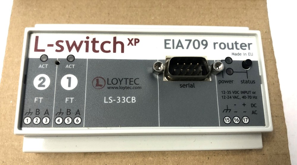 Loytec Electronics LS-33CB Network Router L-Switch EIA709 Router