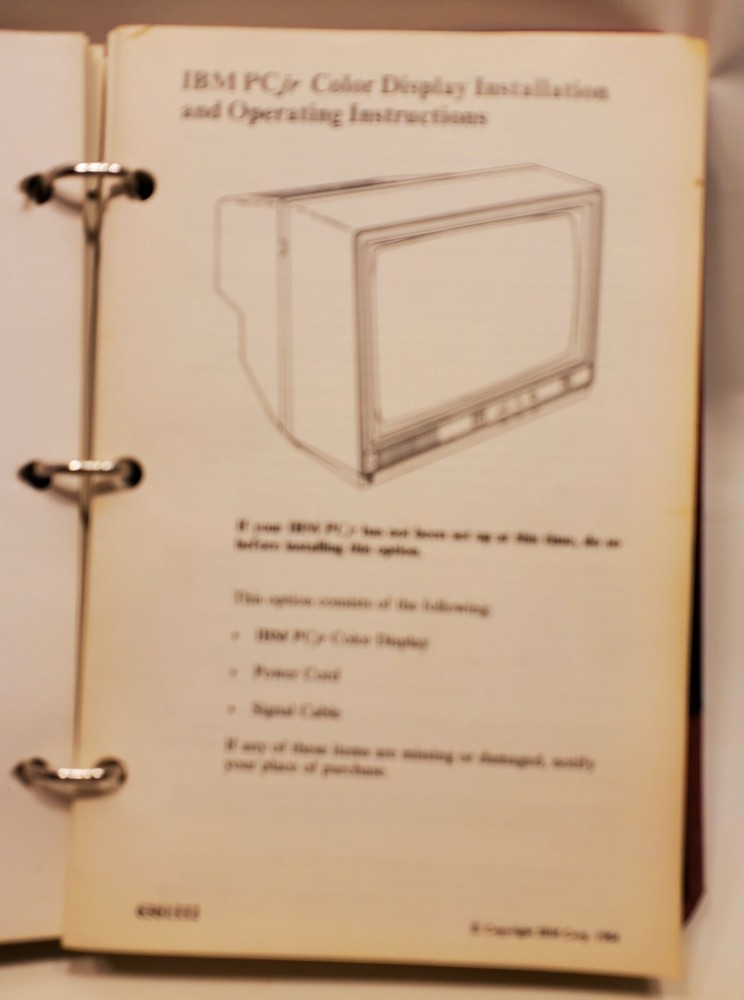 IBM Personal Computer Guide to Operations w/5.25" Floppy Disk