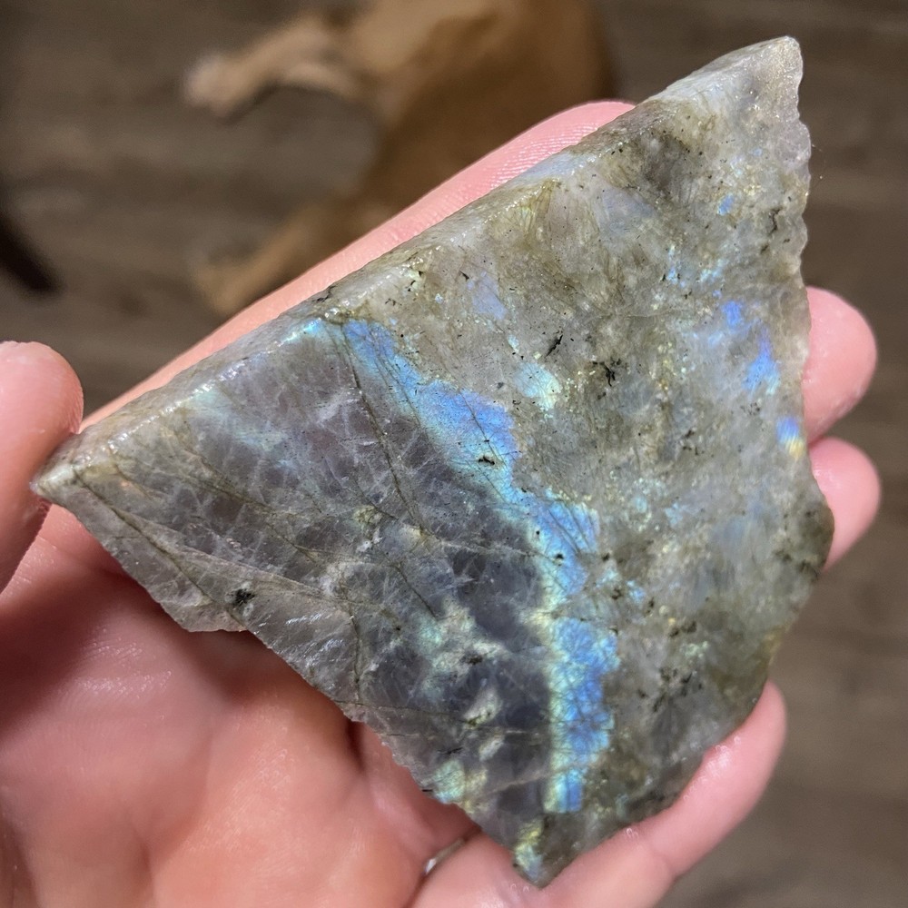 Labradorite Flashy Rough Slab 2.23 Oz