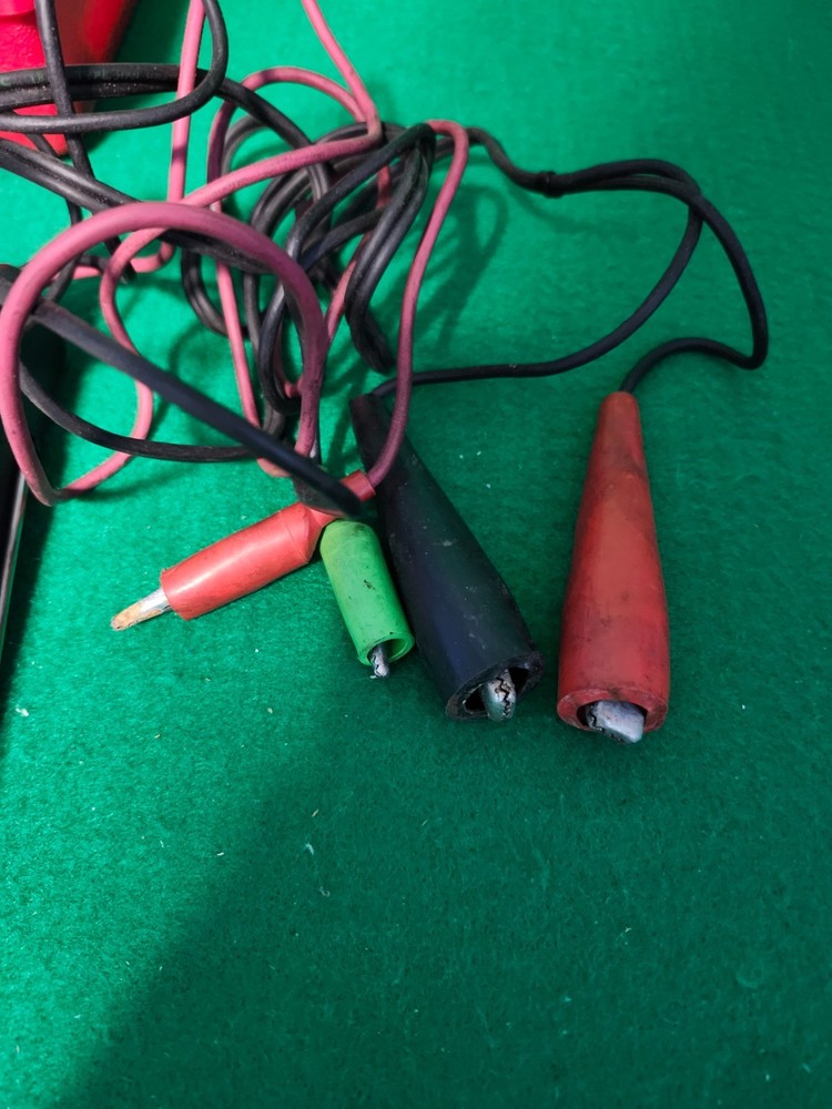 VINTAGE Alltest Digital Engine Analyzer 3706 W/ Red Case Diagnostic Machine Tool