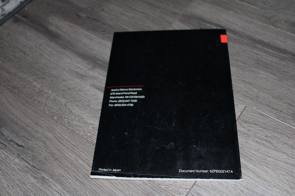 Apelco Fish Finder & Plotter 530 instruction manual 1990s