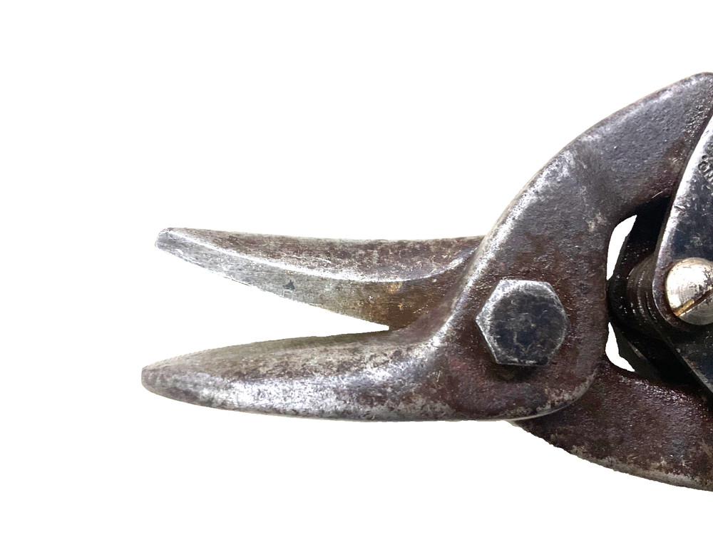 KLEIN TOOLS 10” LEFT CUT UTILITY TIN SNIPS, 1100-L, USA