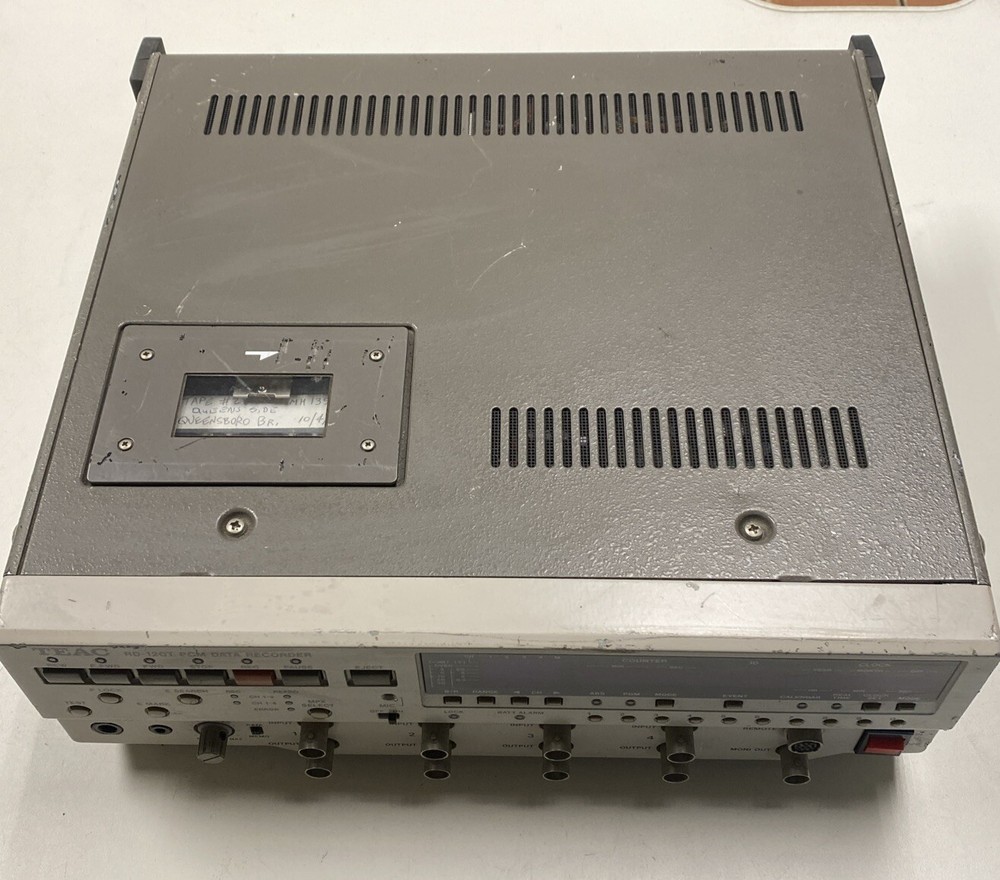 TEAC RD-120T PCM Data Recorder Not tested