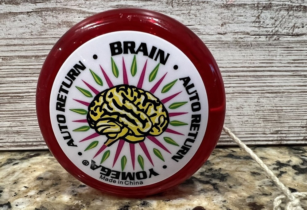 Yomega Brain Auto Return Yo-Yo Red Clear