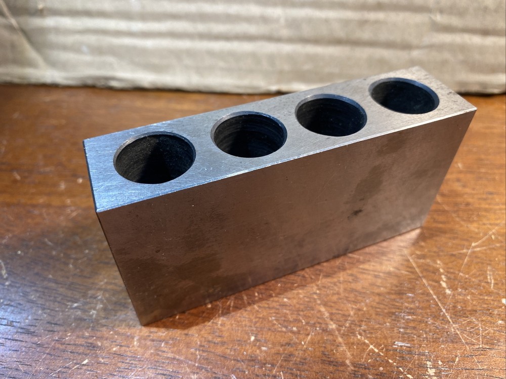 D.KOREJWO 4-HOLE MACHINIST BLOCK RECTANGULAR 4”x2”x1”
