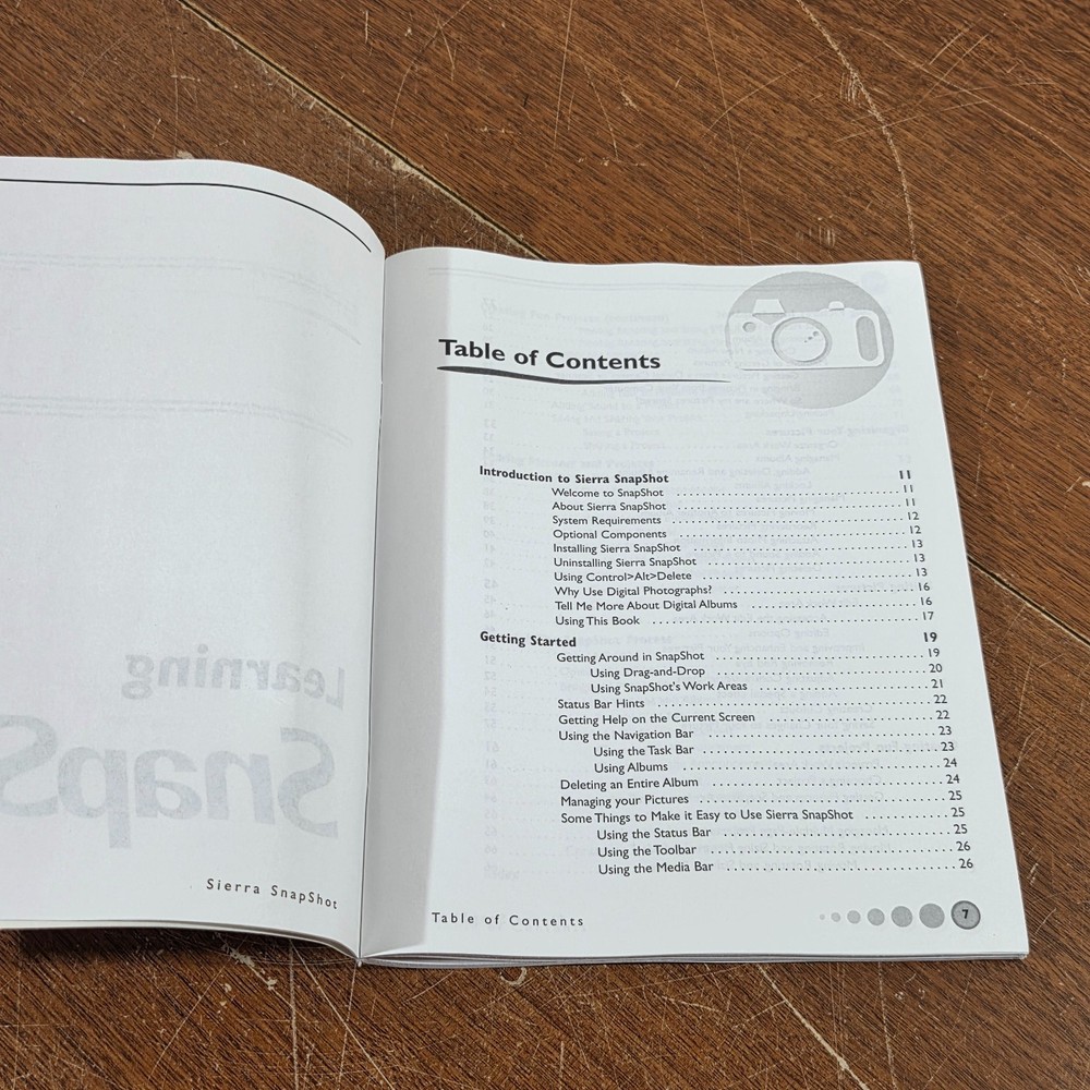 Vintage Snap Shot Digital Editing Software Micrografx