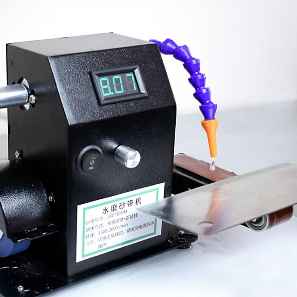 Water-Cooled Knife Sharpener Sharpening Machine Automatic Electric Belt Sander