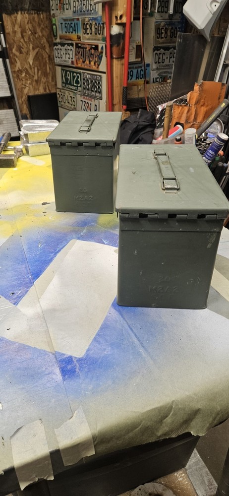 Military Surplus M2A2 Ammo Cans.