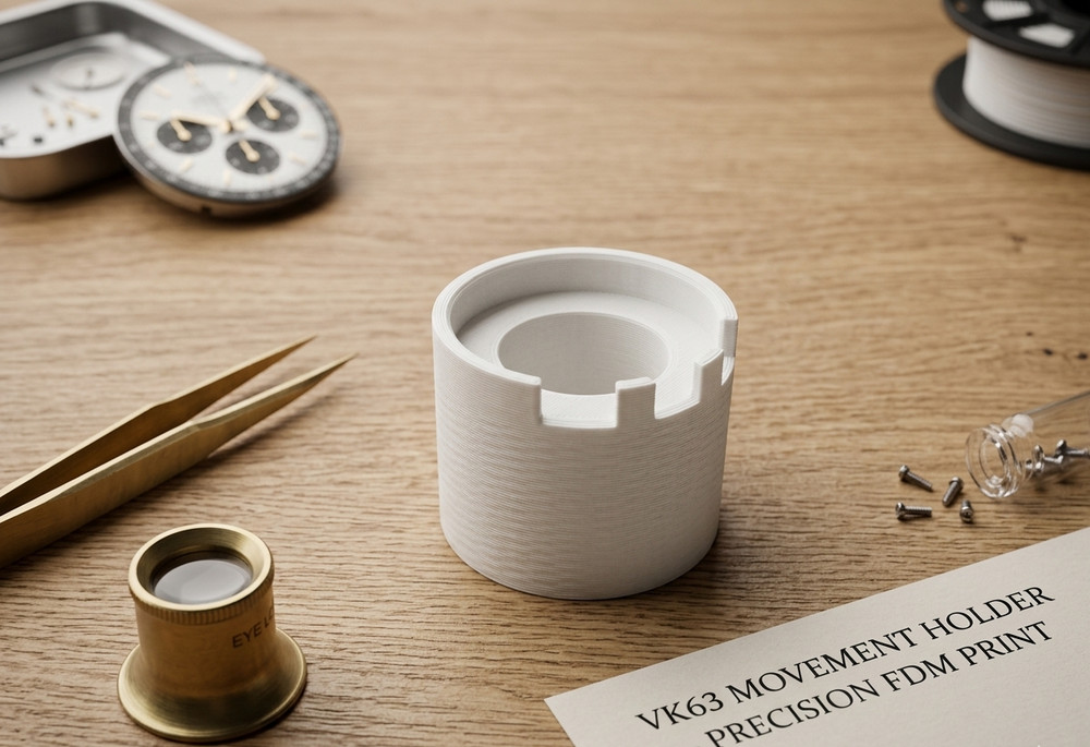 Seiko VK63 Movement Holder 3D-Printed