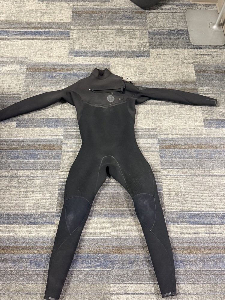 Rip Curl Men's E-Bomb 4/3 Wetsuit Size L Black