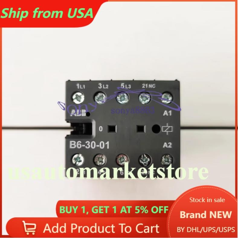 1PCS New ABB B6-30-01 220V Contactor