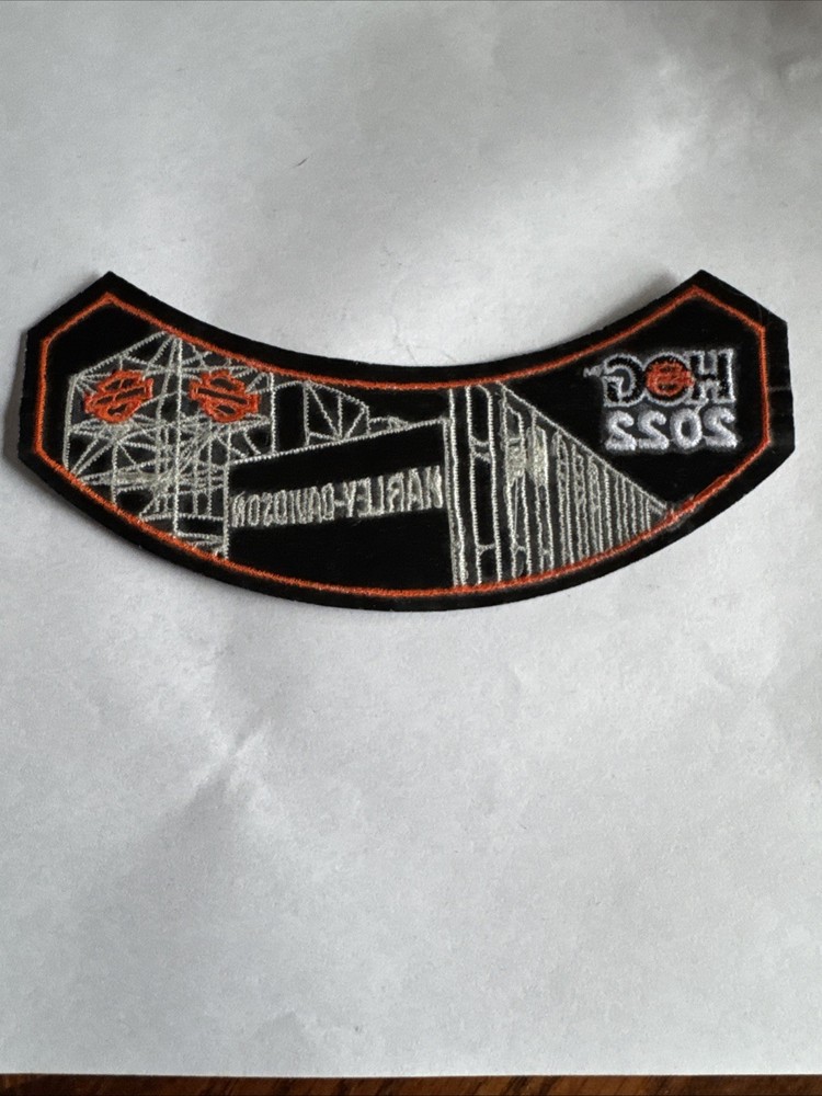 2022 Harley Davidson HOG Rocker Patch Hog Owners Group New