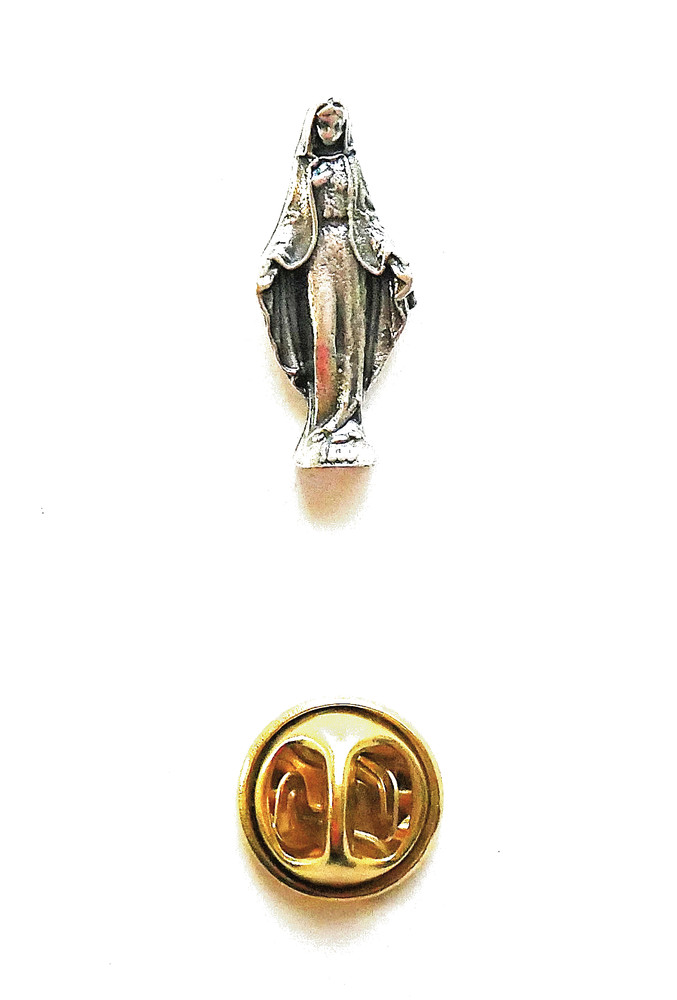 Miraculous Silver Tone Lapel Pin