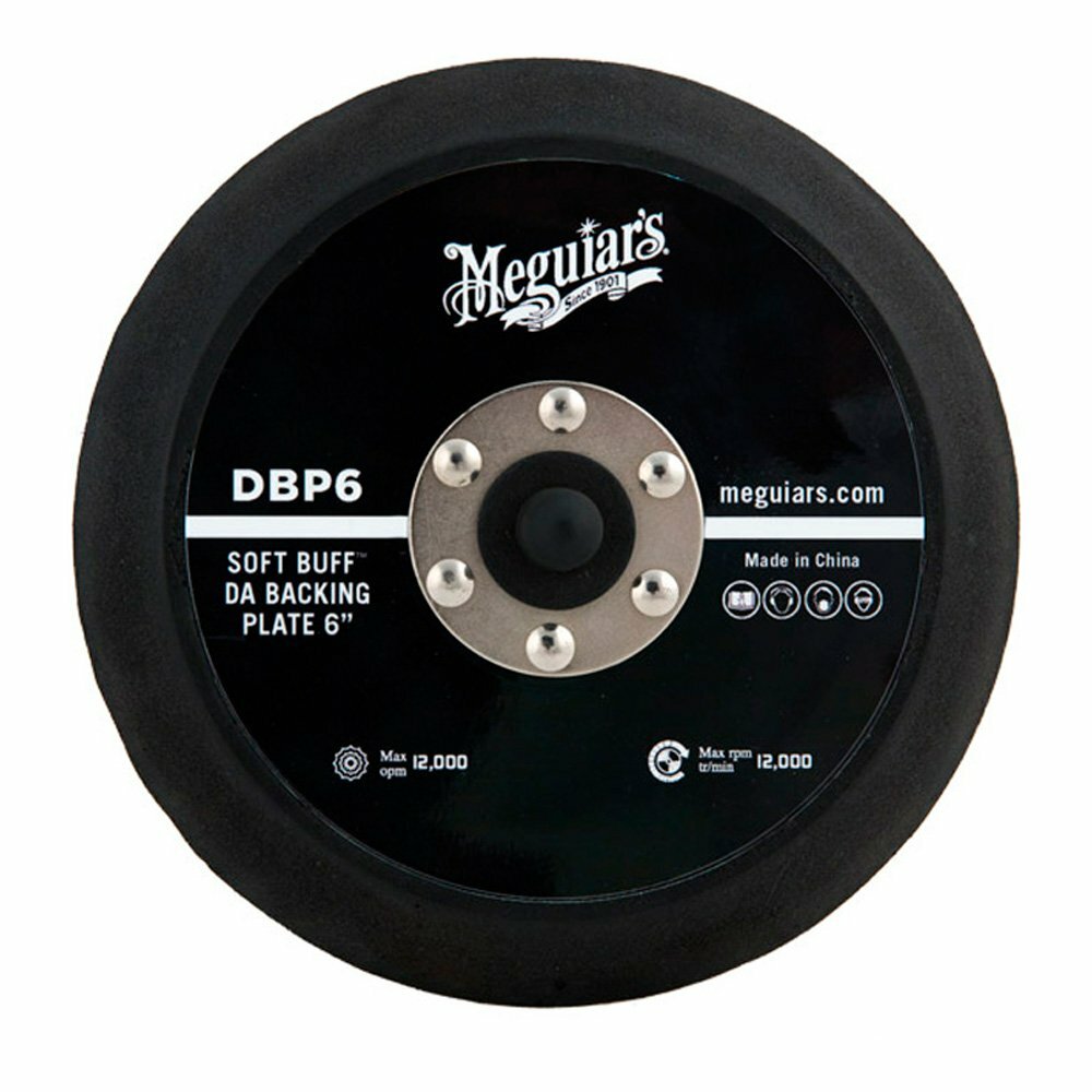 Meguiar's 6" Soft Buff DA Backing Plate, DBP6