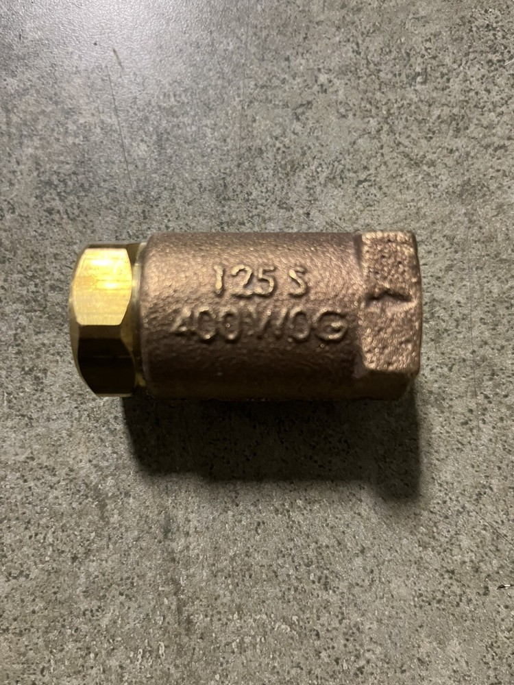 Apollo 1/4" Threaded Bronze Spring Check Valve