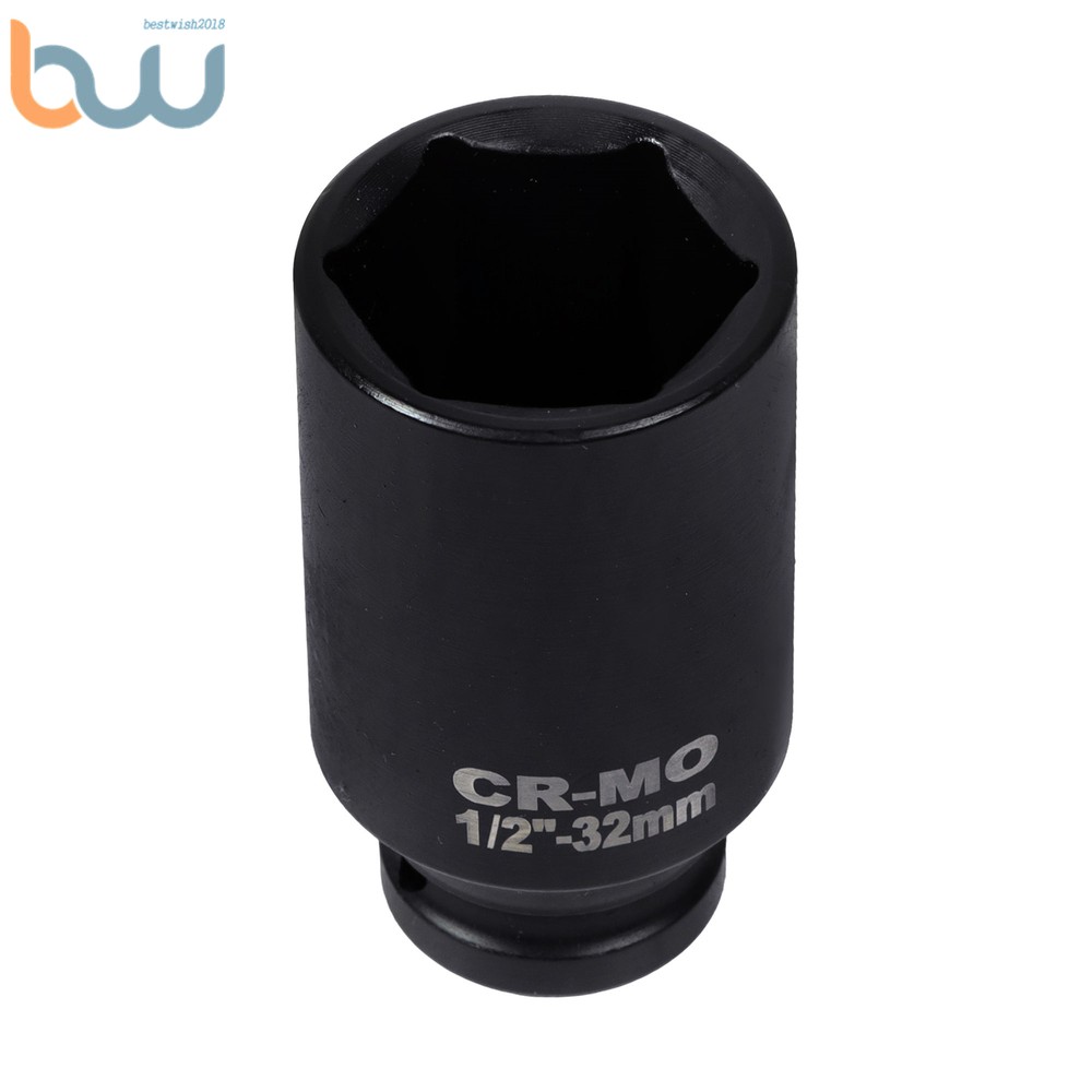 1/2 Inch Drive Deep Impact Socket Tool Set Metric Garage Workshop Tools 35pcs