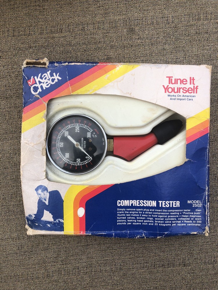 Kar Check Tune It Yourself  Model 2502 Compression Tester