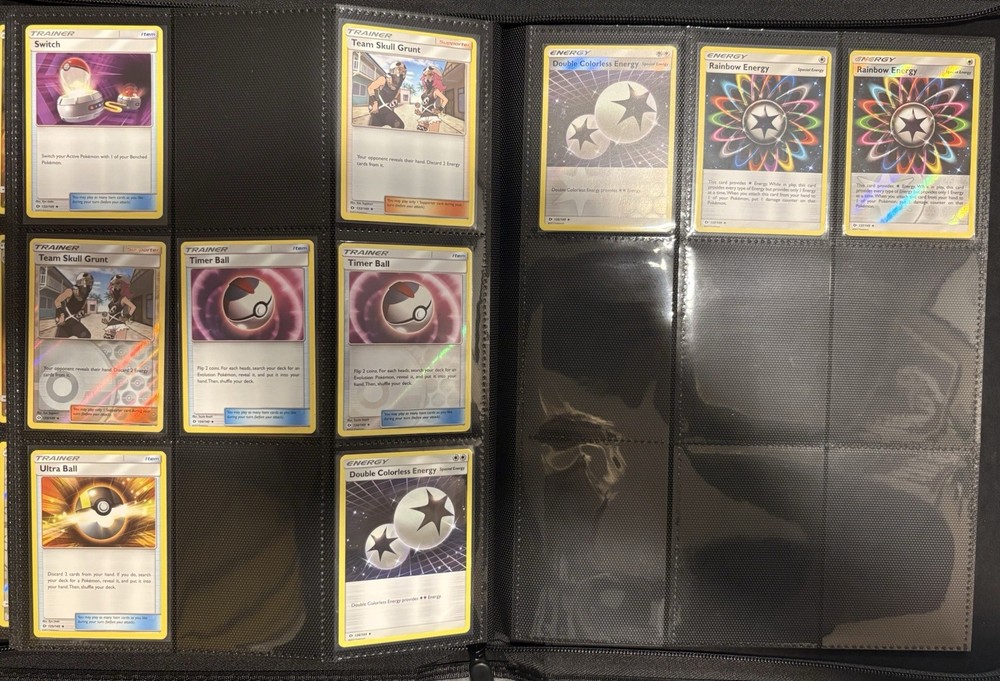 2017 Pokémon Sun & Moon Base Partial Complete Master Set, Binder Included