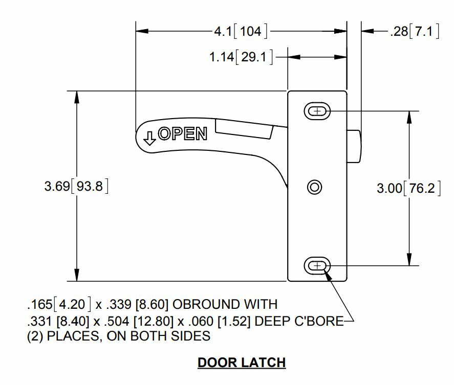 RV Screen Door Latch Universal