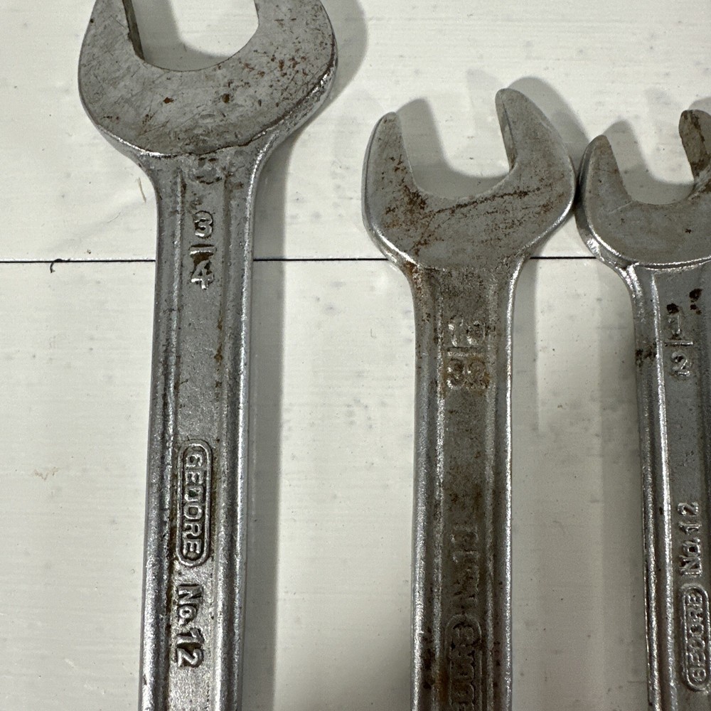 Gedore Spanner Assorted Wrenches Metric SAE Open End and Combination India Tools