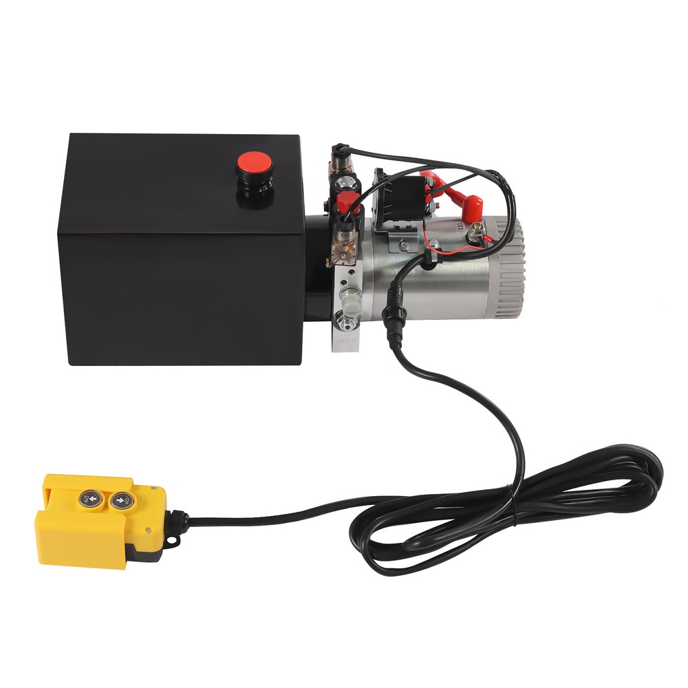 8 Quart Double Acting Hydraulic Pump Dump Trailer 12V Unit Pack Power Unit NEW
