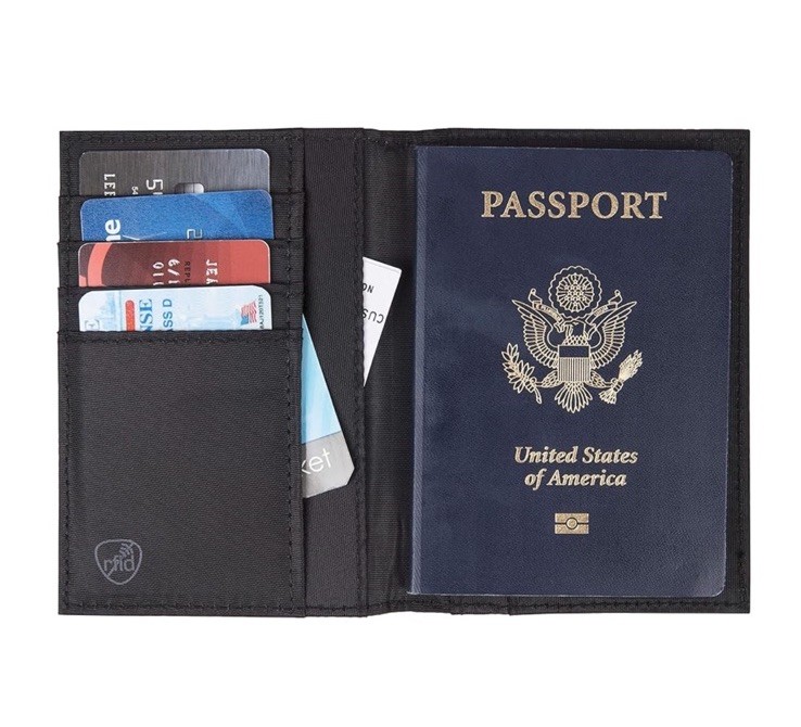 Travelon RFID Blocking Passport Case, Black, One Size
