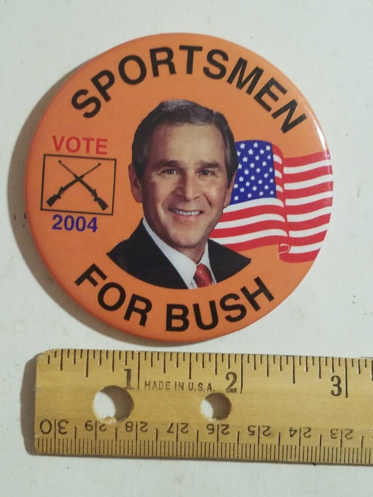 Sportsmen for Bush Pinback Button