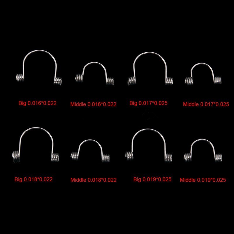 20 Packs Dental Orthodontic Anterior Teeth Torque Spring Rectangular Arch Wire