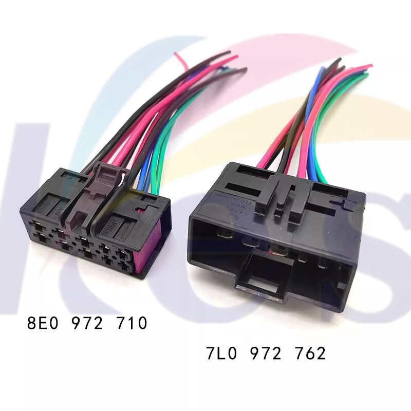 🪐For VW Power Seat Heating Plug Socket A Pair OEM 10-way Connector Harness