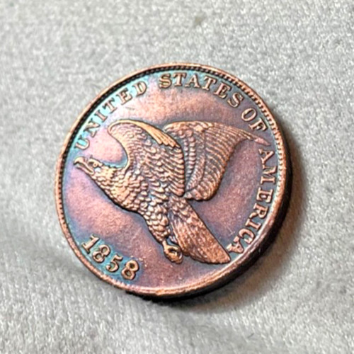 1858 Flying Eagle Cent Very Good VG Commemorative Design