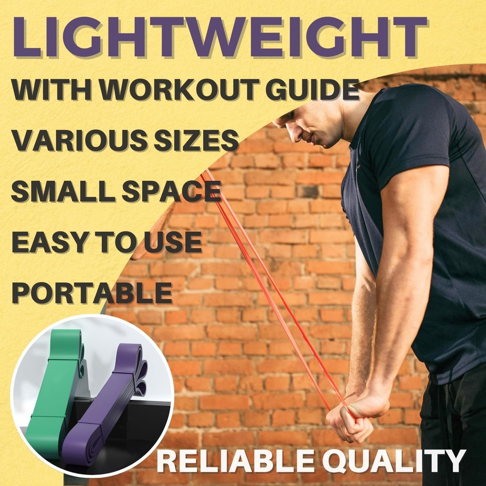 Resistance Bands for Working Out, Exercise Band, Pull Up Band, Elastic Band, ...