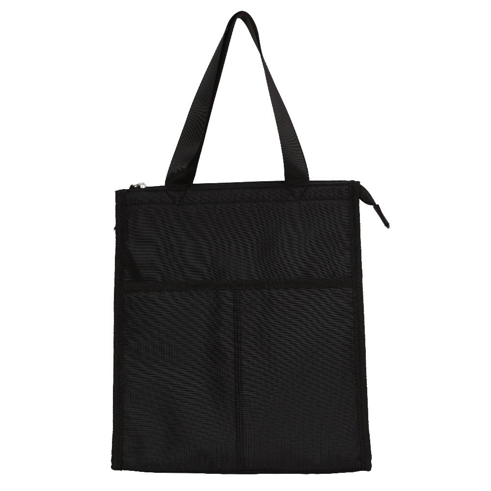Reusable Polyester Adult Lunch Bag, Black