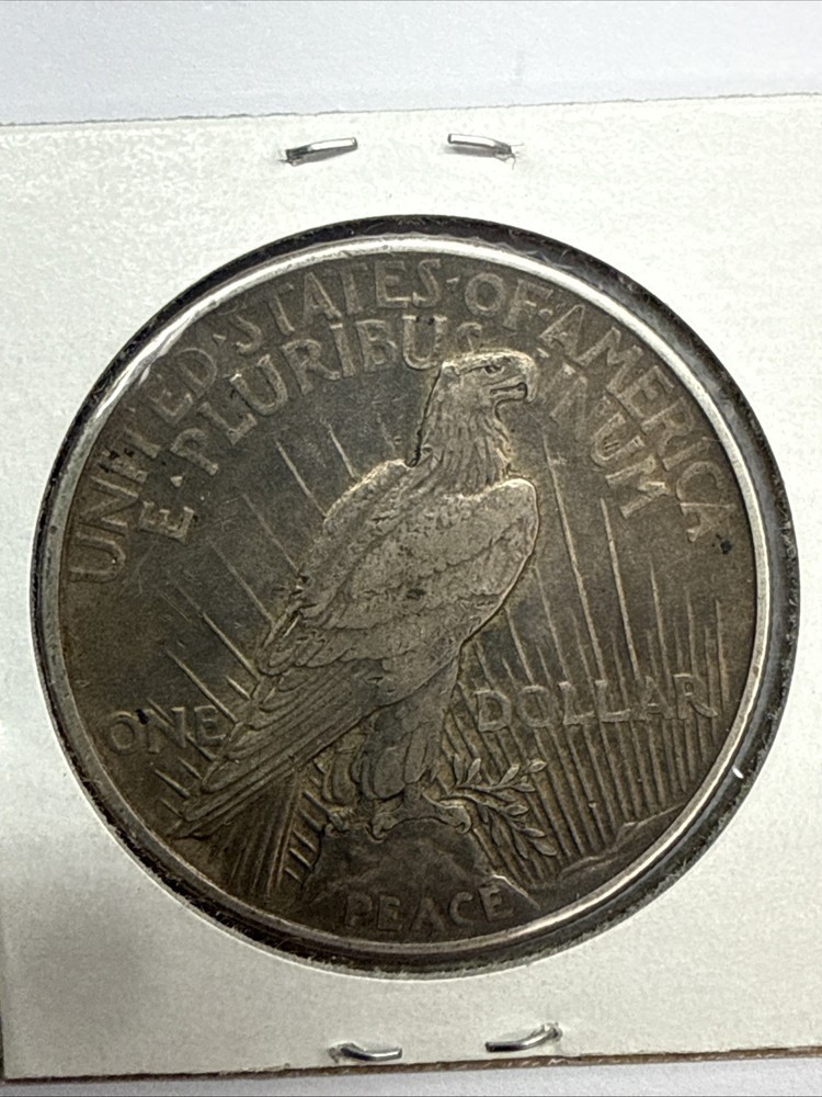 1921 High Relief Peace Silver Dollar AU