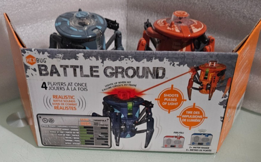 hexbug hex bug SPIDER FIGHT WITH LIGHT DUAL PACK NEW no box plastic canopy