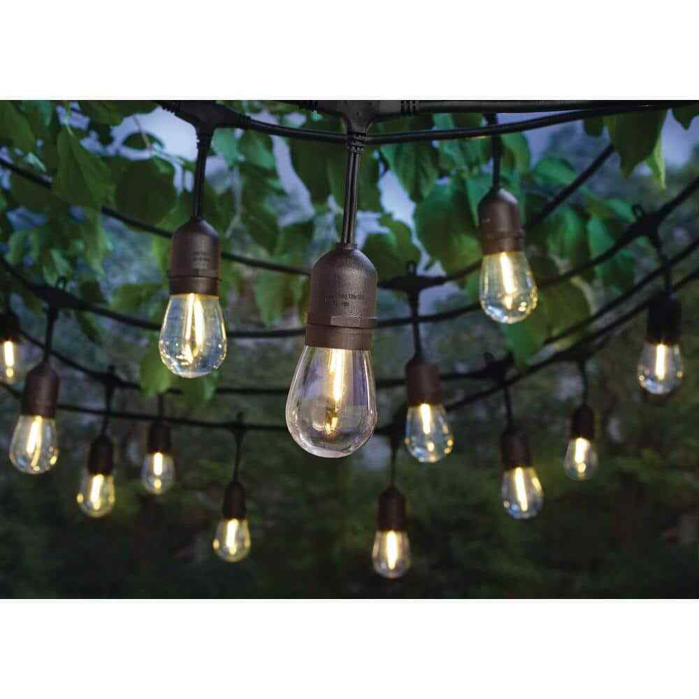 Hampton Bay 24-Light Indoor/Outdoor 48 ft. String Light