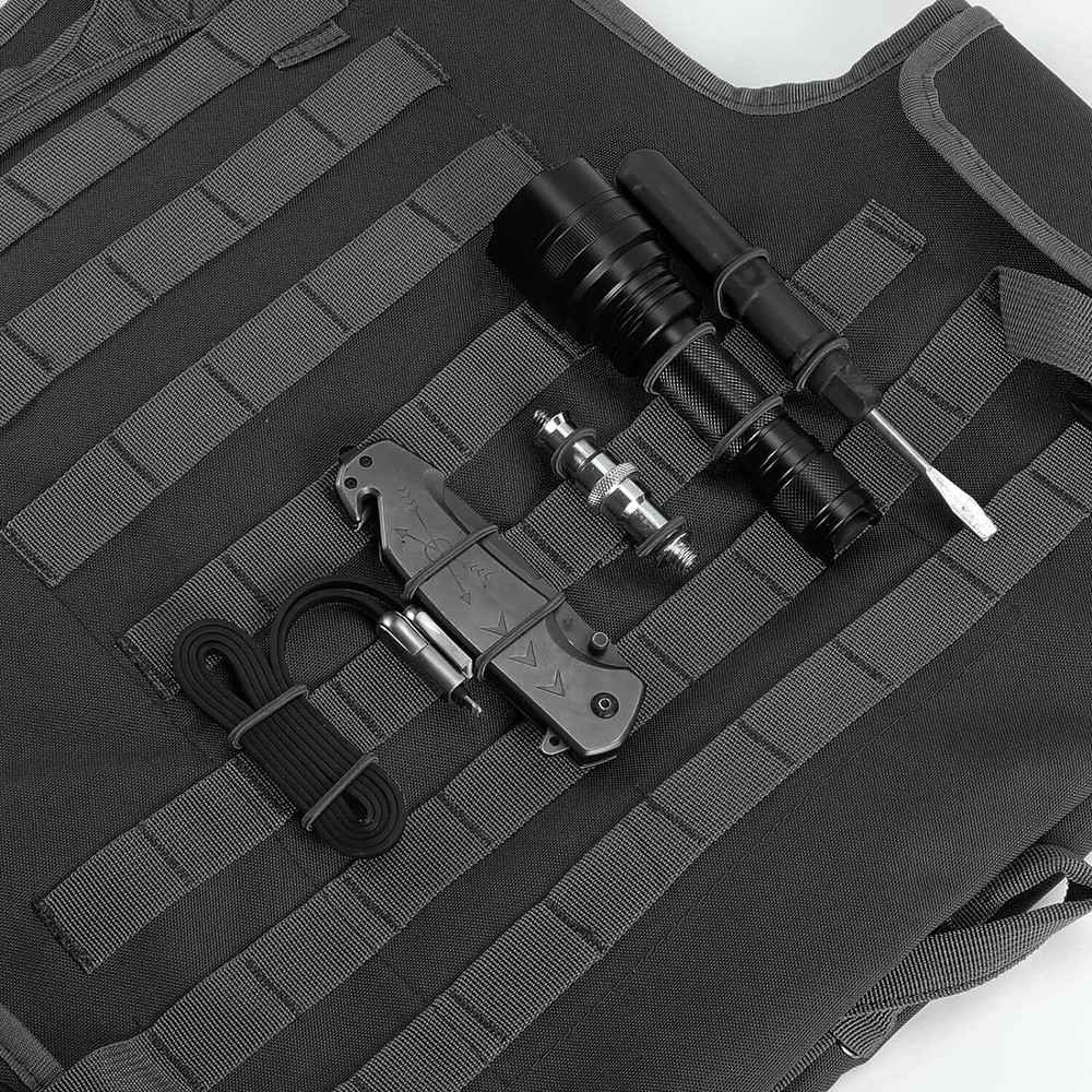 10Pcs Tactical Molle Elastic PTT Retainer Storage Strap Antennas Cable Organizer