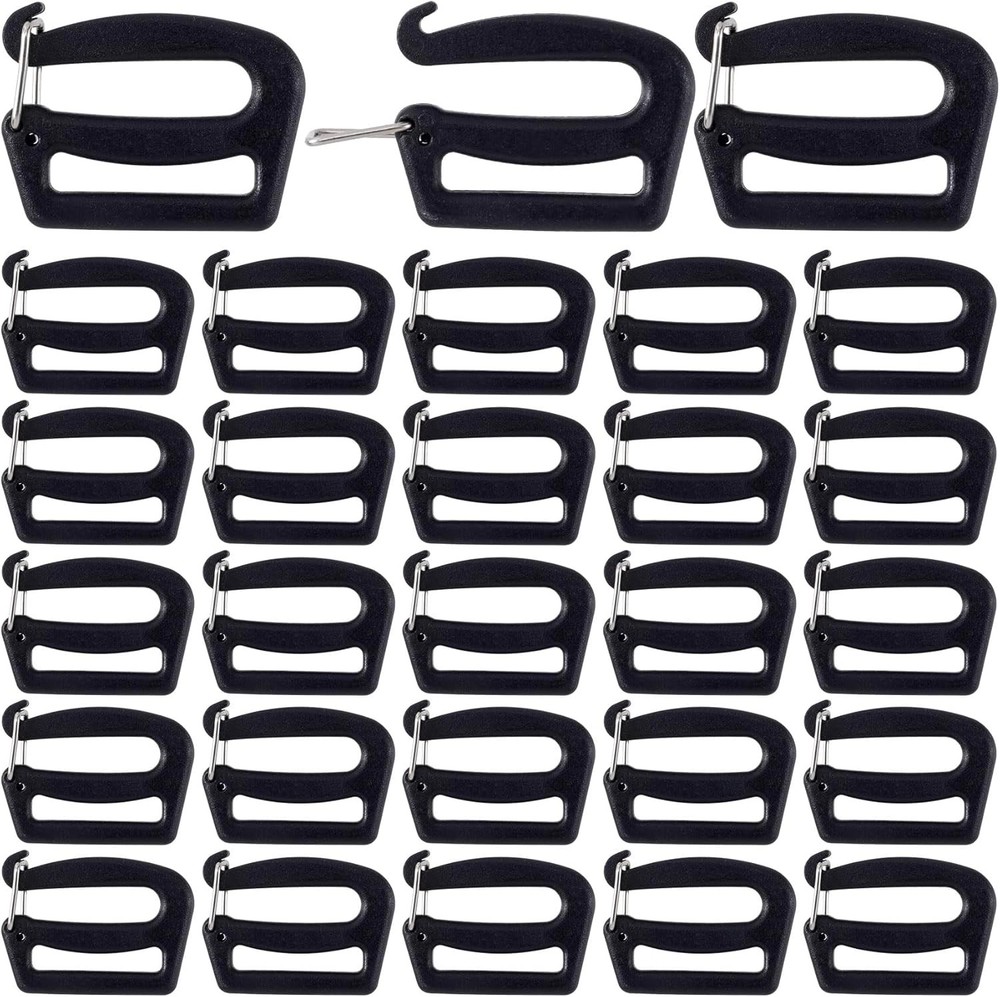 25mm/1inch G Hook Webbing Connecting Buckles Adjustable Plastic Clips Replacemen