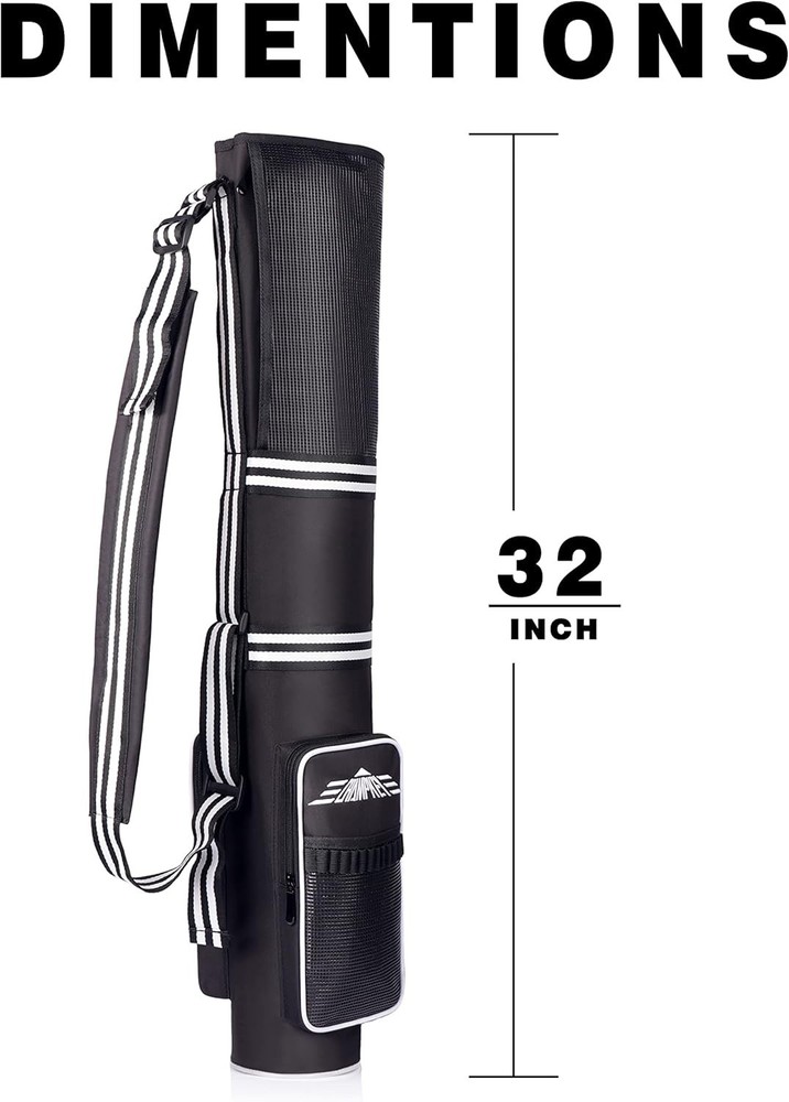 Compact Golf Carry Bag with Adjustable Strap - Ideal for Travel & Courses