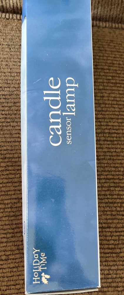 Holiday Time Sensor Candle Lamp Solid Brass Automatic Sensor Light Plug In NIP