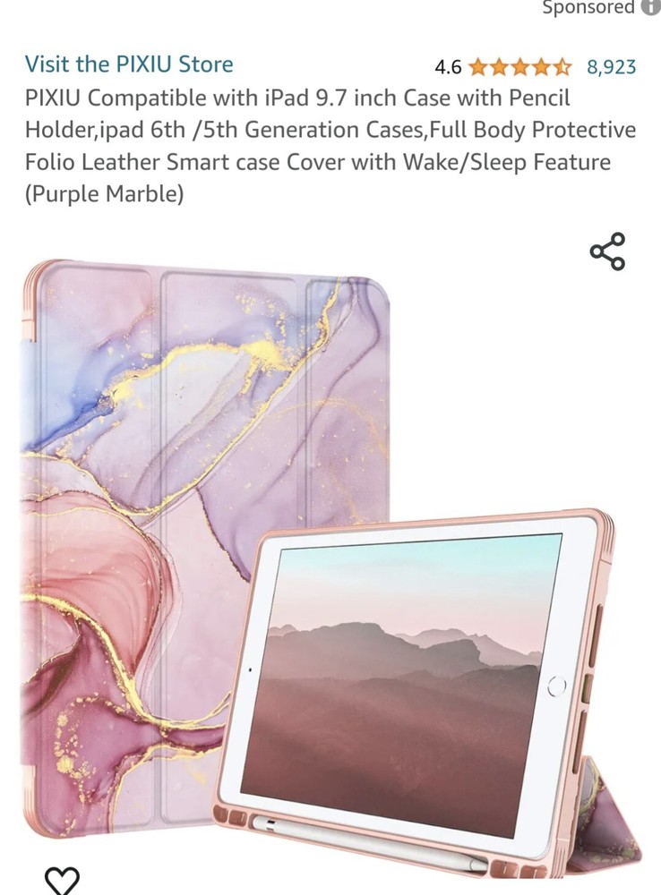 Pixiu iPad 6th/5th Generation Case. Free USPS Shipping.