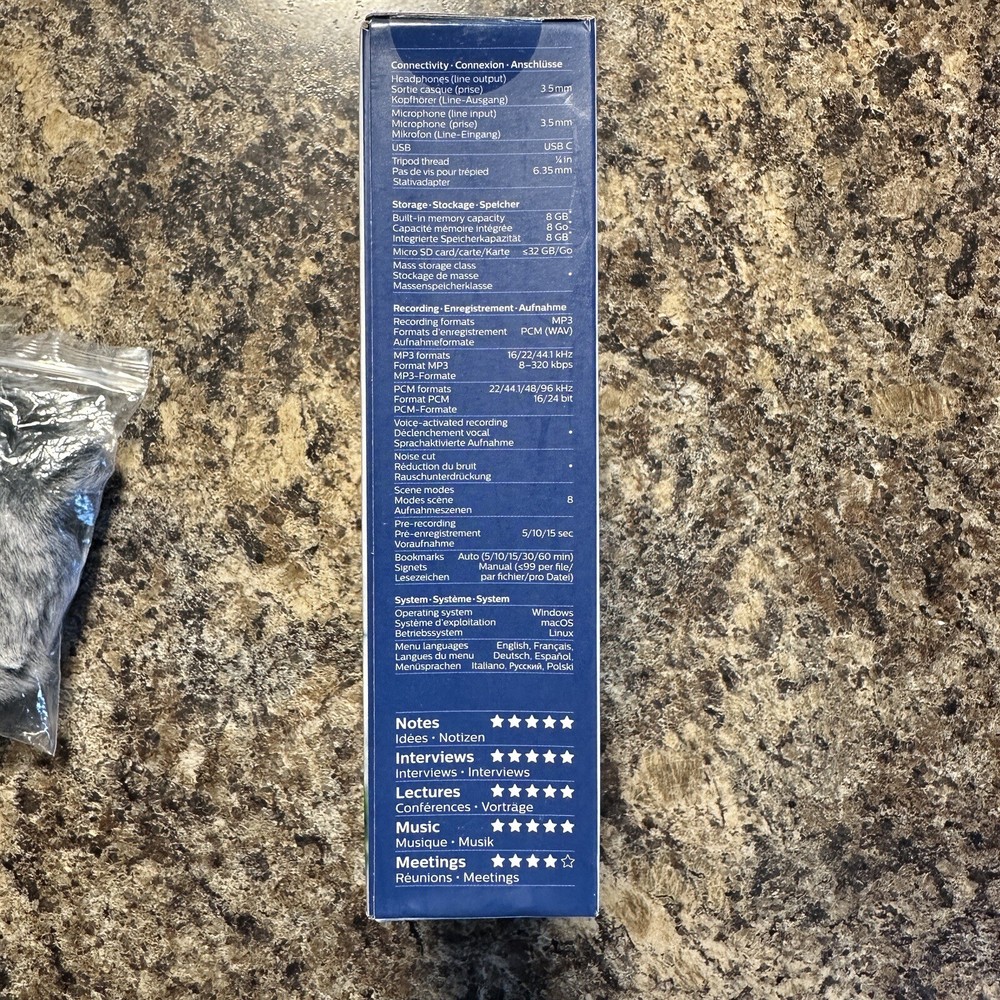 Philips VoiceTracer Audio Recorder DVT7110