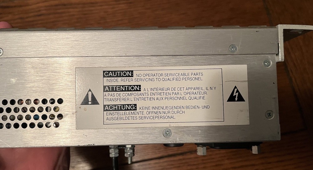 UNTESTED Philips CP 3832 Control Panel / Routing Switcher