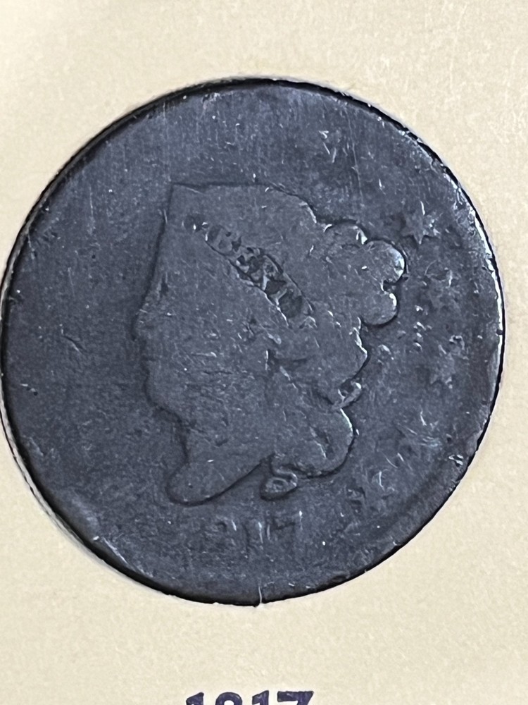1817 Large Cent - 15 Stars