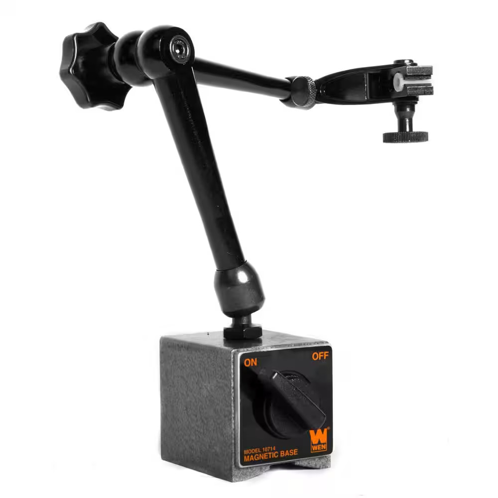 Magnetic Base for Dial Indicators, 3 Segment, Industrial Strength with Quick Rel