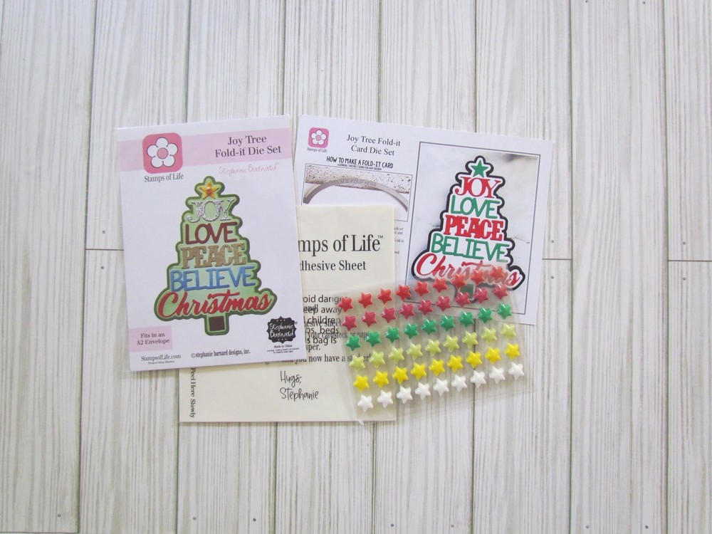 Stamps of Life Joy Tree Fold it die set