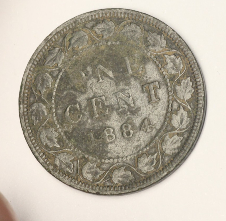 1884 Canada Queen Victoria Large Cent  NICE Very SCARCE